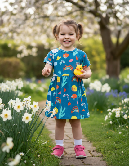 Sophie Cotton Colourful Spring Dress